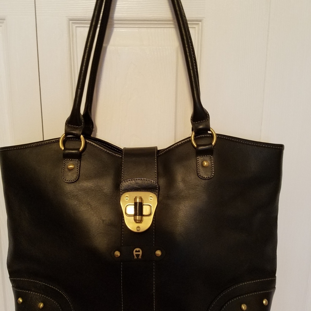 Etienne Aigner Leather tote